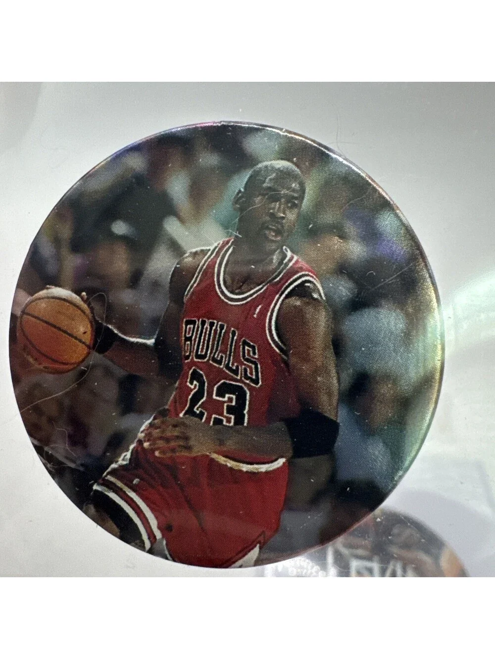 (4) 1995 Upper Deck Milk Cap Michael Jordan S #8, 24, 26, & 45 - In Protectors